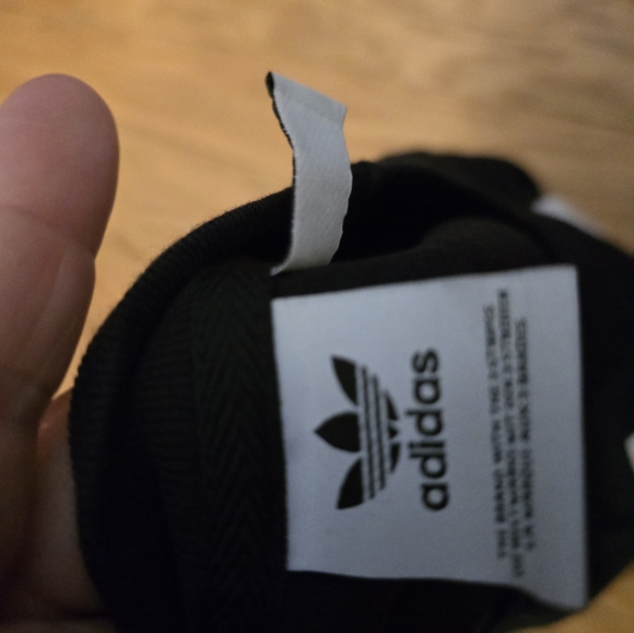 Adidas Black Tee with White Trefoil Logo Womens Size S - Picture 3 of 4